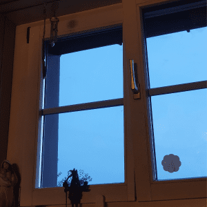 Bluehour aus dem Fenster