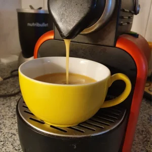 Laufende Kaffeemaschine