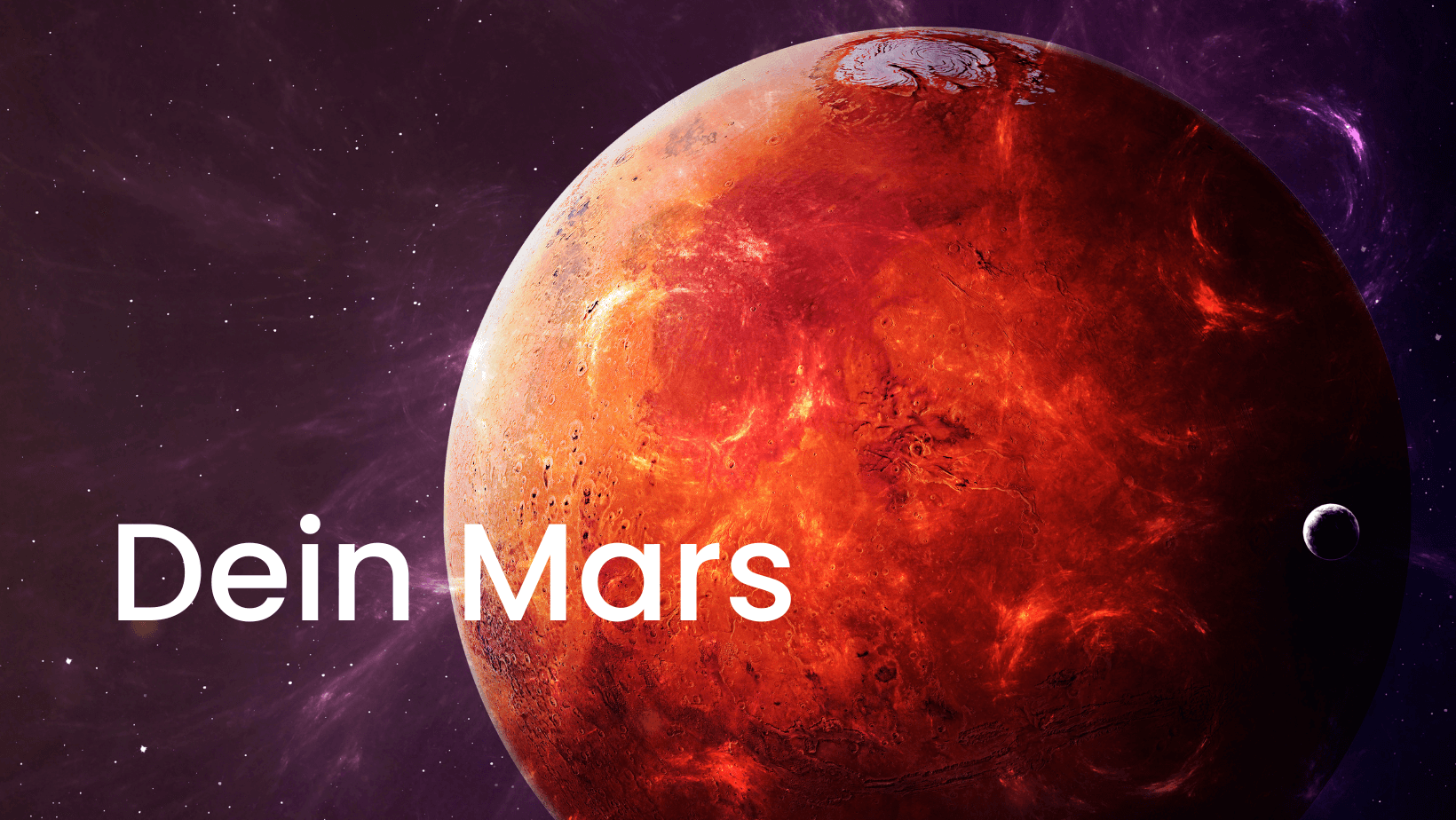 feuriger Planet Mars